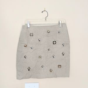 Ann Taylor Beaded Skirt Size 2
